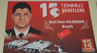 Lisenin 30 Sınıfına, 15 Temmuz Şehitlerinin Adları Verildi