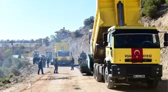 Uşak'ta Yol Çalışmaları