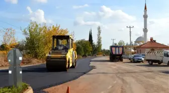 Döşemealtı Yağca'da sıcak asfalt çalışması