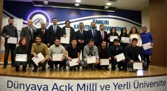 Çankırı'da Kosgeb'de Girişimcilik Sertifika Töreni