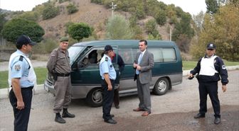 Kızılcahamam Kaymakamı Yıldız'dan Kontrol Noktalarına Ziyaret