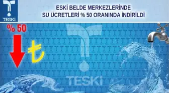 Tekirdağ'da Eski Belde Merkezlerinde Su Ücreti Yüzde 50 İndirildi