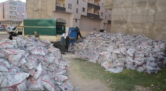 Viranşehir de 2 Bin 500 Aileye Kömür Yardımı Yapılıyor.