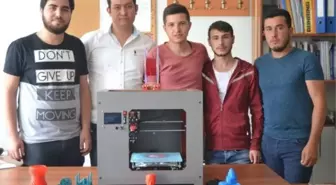 Biga Myo'da 3 Boyutlu Yazıcı Üretildi