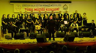 Giresun'da Türk Sanat Müziği Konseri Verildi