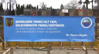 Büyükçekmece Belediyesi Makedonya?da Mustafa Kemal Atatürk Ilkokulu'nun Temelini Attı