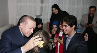 Cumhurbaşkanı Erdoğan Şehit Evini Ziyaret Etti