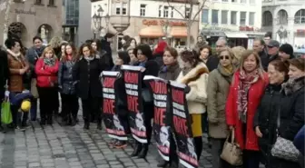 Nürnberg'de 'Kadına Şiddet' Protestosu