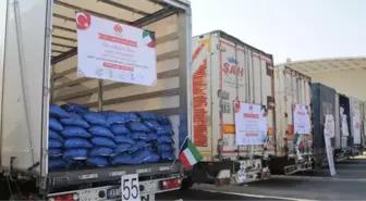 Suriye'ye 62 Tırlık İnsani Yardım