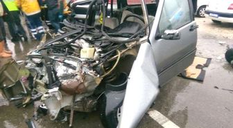 Amasya'da Otomobil ile Kamyon Çarpıştı: 1 Ölü, 2 Yaralı