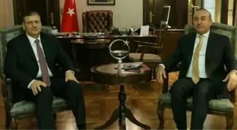 Bakan Çavuşoğlu, Suriye Muhalefeti Müzakere Yüksek Kurulu Koordinatörü Dr. Riyad Hicab ile Görüştü