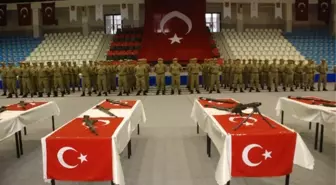 Tokat'ta Olumsuz Hava Şartları Nedeni ile Yemin Töreni Spor Salonunda Yapıldı