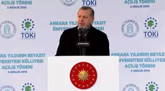 Yıldırım Beyazıt Üniversitesi Esenboğa Külliyesi'nin Açılış Töreni - Cumhurbaşkanı Erdoğan (3)