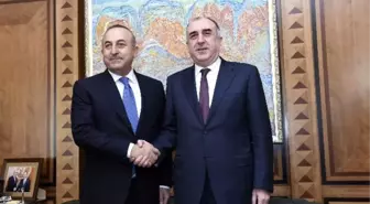 Bakan Çavuşoğlu, Azerbaycanlı Mevkidaşı ile Görüştü