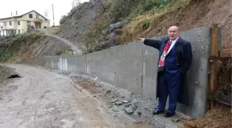 Rize'de Yol Kesen Duvarın Sırrı Çözüldü