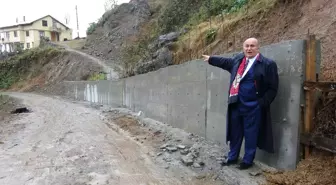 Rize'de Yol Kesen Duvarın Sırrı Çözüldü