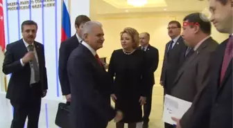 Başbakan Yıldırım, Rusya Federasyon Konseyi Başkanı Valentina Matviyenko Ile Görüştü