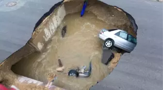 Aracıyla Obruğa Düşen Kadın Öldü