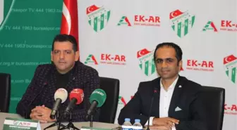 Bursaspor'un Tozluk Sponsoru Ek Ar İnşaat Firması