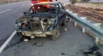 Çorum'da Trafik Kazası: 1 Yaralı