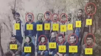 Terörist Üst Düzey 16 PKK'lıdan 9'u Öldürüldü!