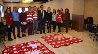 Kemer Belediye Personeline İlk Yardım Eğitimi Verildi