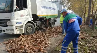 Kartepe'de Yaprak Temizliği