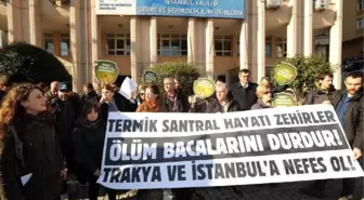 Kuzey Ormanları Savunması'ndan 'Trakya'da Termik Santrala Hayır' Protestosu