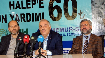 Mermur-Sen'den Halep İçin 81 Vilayette Yardım Kampanyası