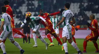 Atiker Konyaspor-Kayserispor: 1-0