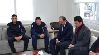 Başkan Saatcı, Çevik Kuvvete Taziye Ziyaretinde Bulundu