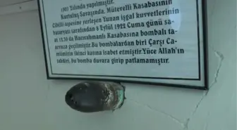 Cami Duvarında 94 Yıllık Top Mermisi