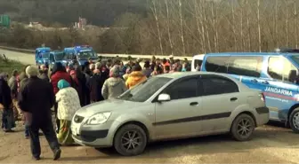 Düzce'de Zabıta ile Köylüler Arasında Arbede