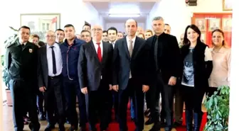 Kaymakam Karameşe Başkan Uyan'la Vedalaştı