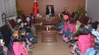 Minik Öğrencilerden Akgün ve Aşçı'ya Ziyaret