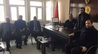 AK Parti Çıldır İlçe Teşkilatı, Çıldır İlçe Emniyet Amirliğine Taziye Ziyaretinde Bulundu