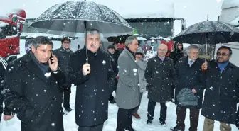 Malatya'dan 10 Yardım Tırı Halep'e Yola Çıktı