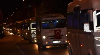 Adana'da Minibüs ve Dolmuş Şoförlerinden 'Polisimin Yanındayım' Kampanyasına Destek