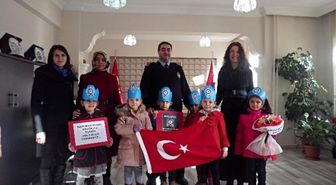 Öğrencilerden Polise Ziyaret