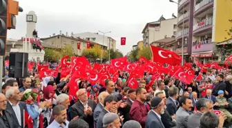 Tosya'da, 'Teröre Lanet' Mitingi