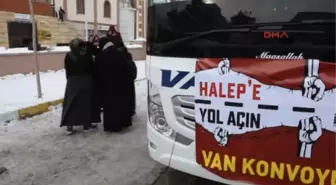 Van'dan Halep'e 100 Araçlık Konvoy