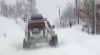 Zonguldak Kalp Hastası Şehit Babası, Paletli Ambulansla Hastaneye Kaldırıldı