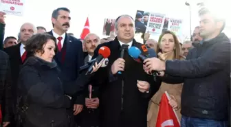 MHP'lilerden 'Teröre Lanet, Şehitlere Saygı' Yürüyüşü