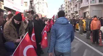 Teröre Lanet, Şehitlere Saygı Yürüşü' Yapıldı