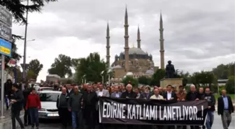 Edirne'de, Terör Olaylarına Tepki