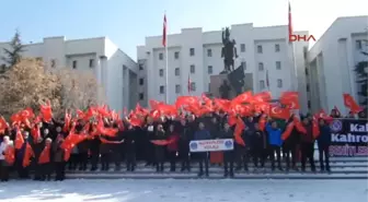 Nevşehir Teröre Karşı Tek Yürek Oldu Stk'lardan Teröre Lanet, Şehitlere Dua