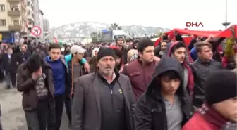 Rize Şehit Er Uğur Korkmaz'ı Binlerce Kişi Uğurladı