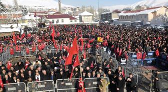 Bitlis'te Milli Birlik Mitingine 10 Bin Kişi Katıldı