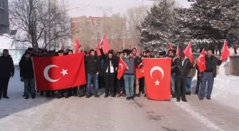 Çıldır'da 'Şehitlere Saygı ve Güvenlik Güçlerine Destek' Yürüyüşü