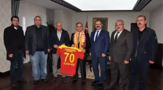 Karaman Belediyespor Yönetiminden Vali Tapsız'a Ziyaret